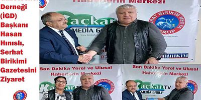İstanbul Gazeteciler Derneği (İGD) Başkanı Hasan Hınıslı, Serhat Birikimi Ziyaret 