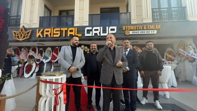 KRİSTAL GRUP OTOMOTİV & EMLAK  Çorlu Şubesi açıldı: Yüksek Katılım Dikkat Çekti