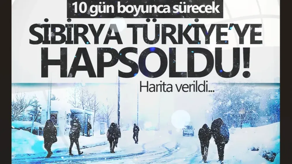 Sibirya soğukları Türkiye